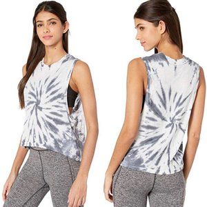 Free People Movement Black Combo Love Tank Tie Dye Size Large NWT